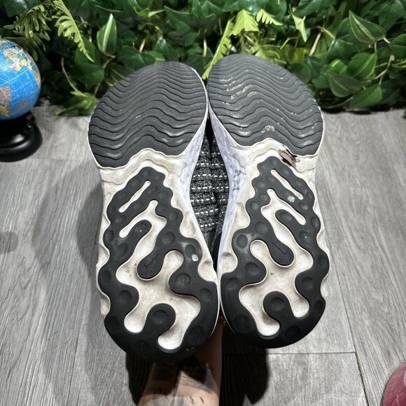 Nike React Phantom Run Flyknit 2 Shoes Men's 11 Black Running Athletic Sneakers - Picture 7 of 10